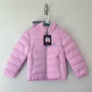 GERRY GIRLS HOODED LINED PUFFY KIDS JACKET